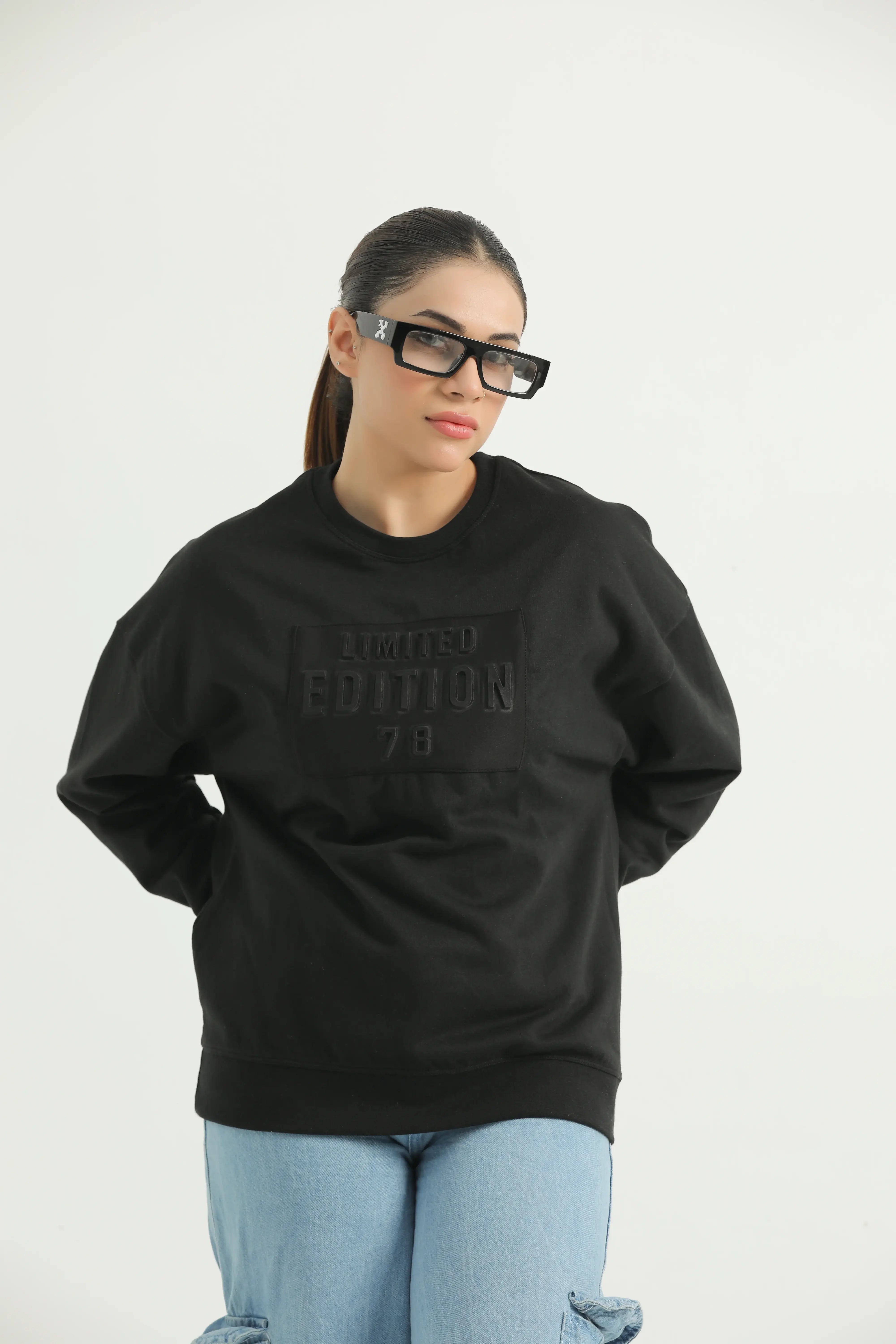 The Over-Sized Black Limited Edition Sweatshirt