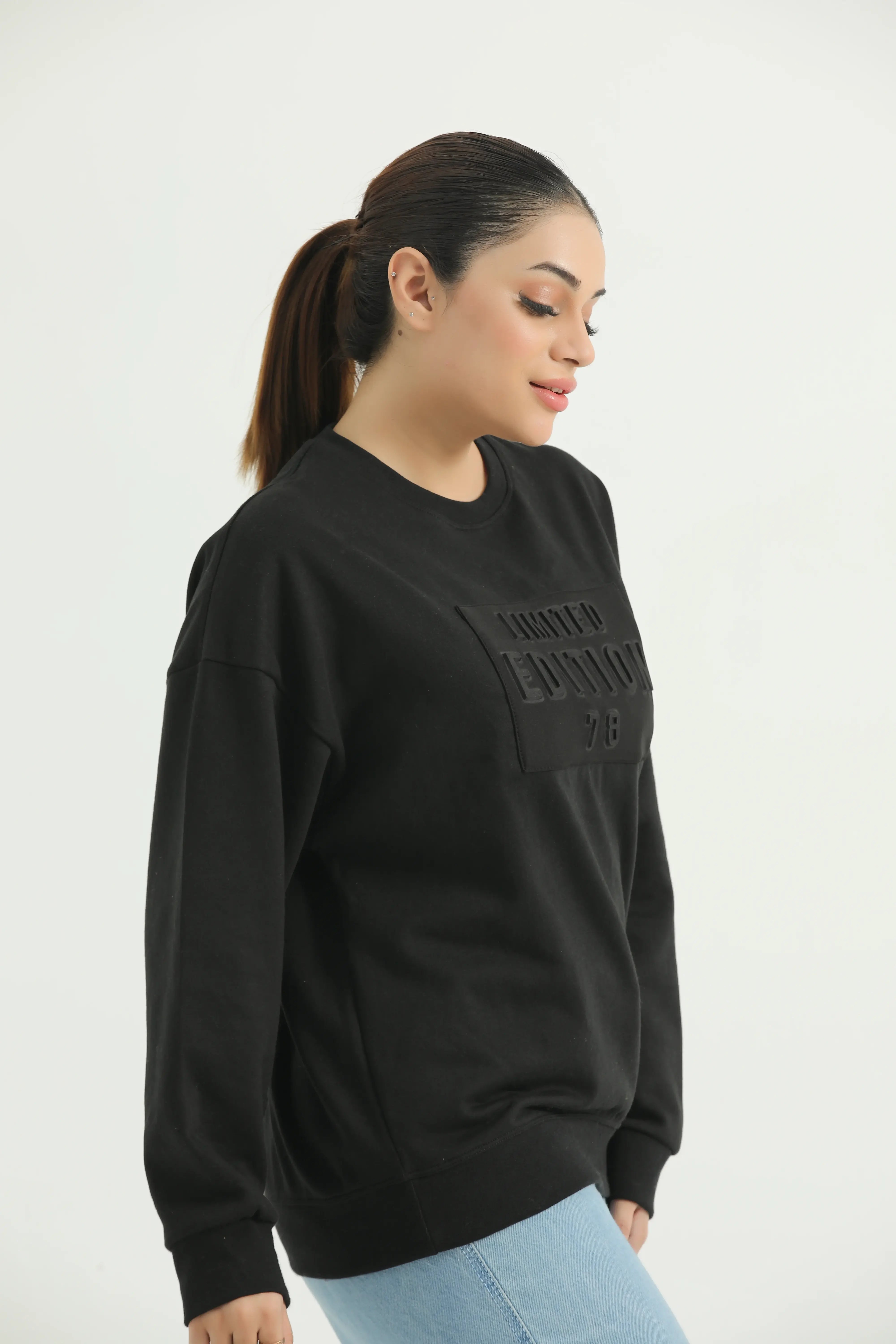 The Over-Sized Black Limited Edition Sweatshirt