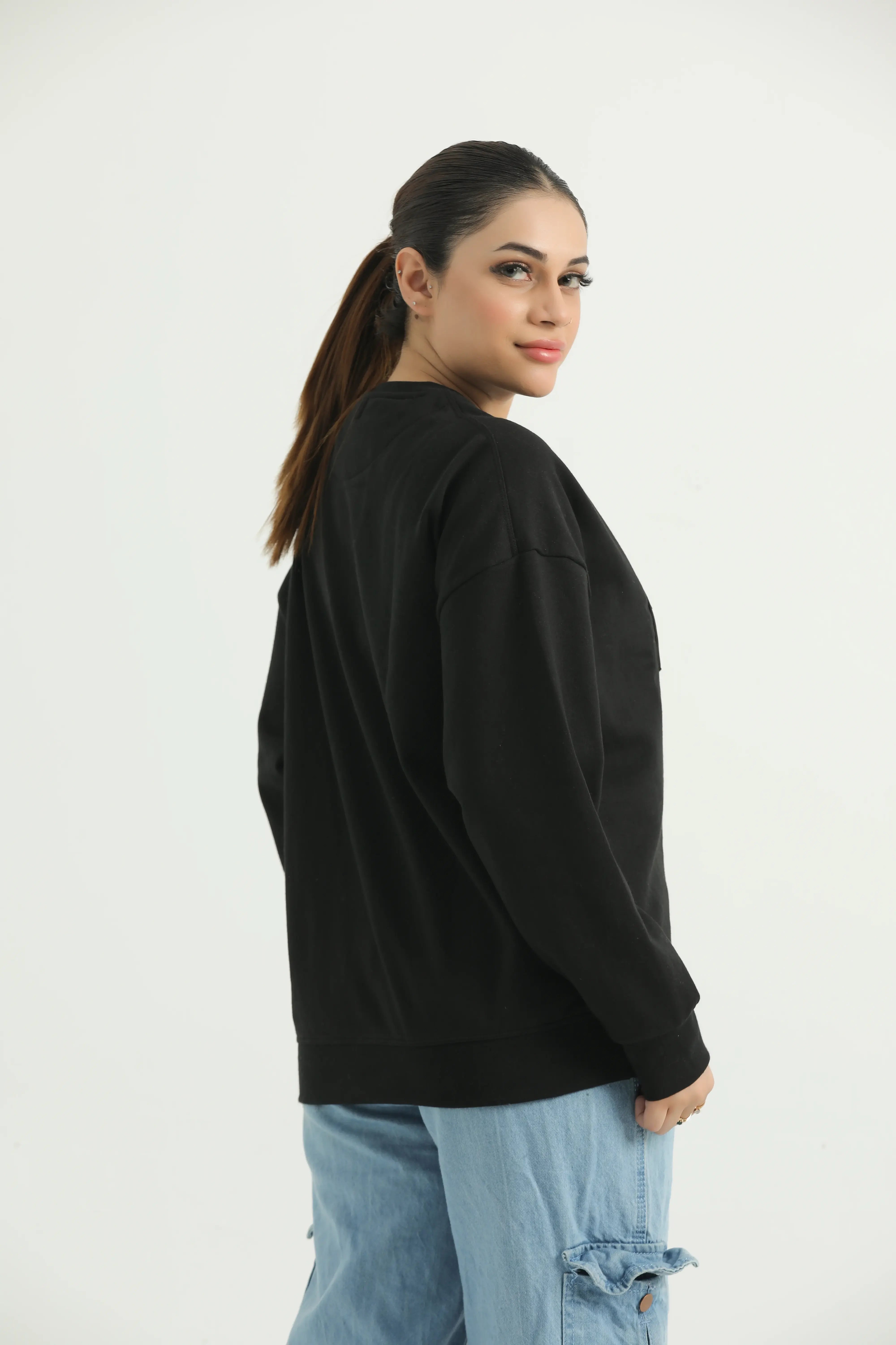 The Over-Sized Black Limited Edition Sweatshirt