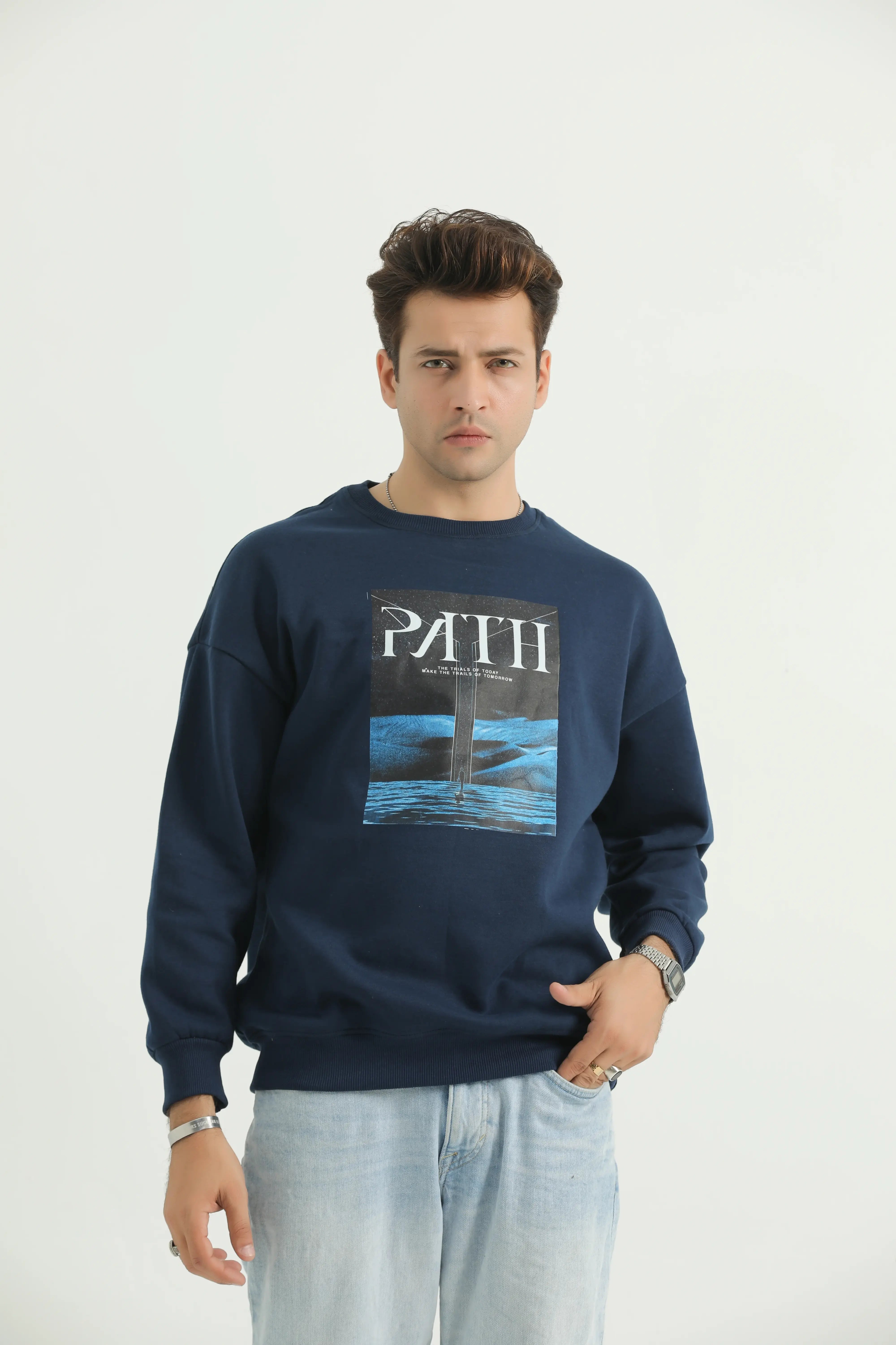 The "Path" Graphic Oversized Sweatshirt