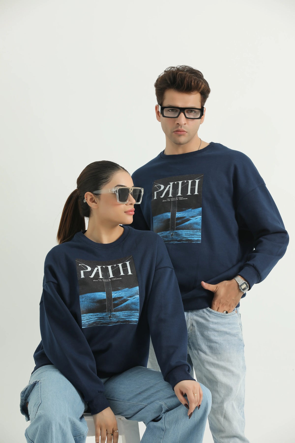 The "Path" Graphic Oversized Sweatshirt